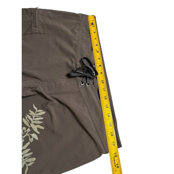 Patagonia Worn Wear Planing Boardshorts Women’s Size 12 Stretch Brown Y2K Beach - Picture 6 of 11